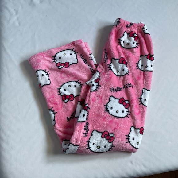 Hello Kitty Pink Pajama Pants womens Size XL - Picture 2 of 6